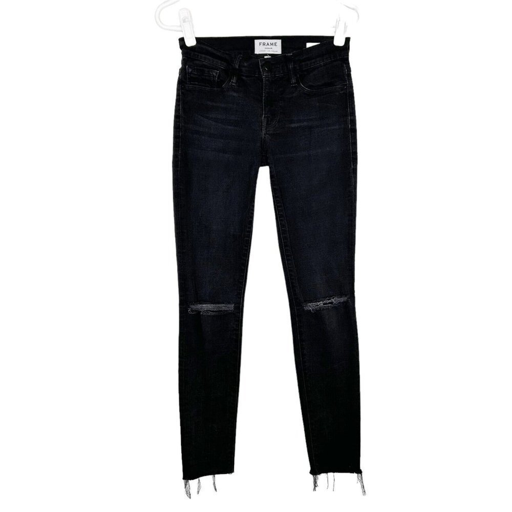 Frame Black Le Skinny De‎ Jeanne Jeans Size 25